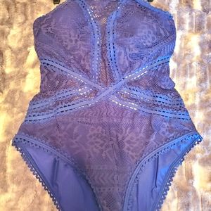 Becca Lace High neck one piece